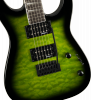Jackson Dinky JS20 DKQ 2PT Amaranth Fingerboard Transparent Green Burst
